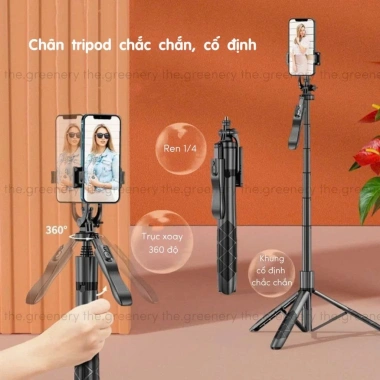 Gậy Chụp Ảnh 3 Chân Tripod Z165 - Selfie, Quay Video, Livestream, Giá 120.000 VND 5