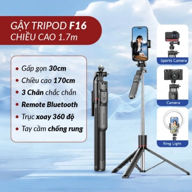 Gậy Chụp Ảnh 3 Chân Tripod Z165 - Selfie, Quay Video, Livestream, Giá 120.000 VND 6