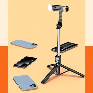 Gậy chụp ảnh 3 chân YDu Plus 1.4m xoay 360°, remote điều khiển, giá 140.000₫