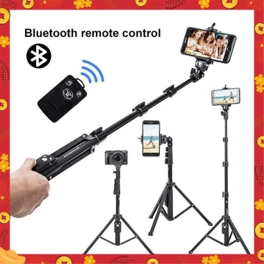 Gậy chụp ảnh 3 chân YUNTFNG 1.388 - Remote Bluetooth, giá đỡ chắc chắn, dài 1m3, tiện du lịch, chỉ 228.000₫
