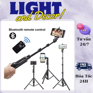 Gậy chụp ảnh 3 chân YUNTFNG 1.388 remote bluetooth tiện du lịch, chắc chắn, giá 172.000₫ 2