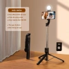 Gậy chụp ảnh 3 in 1 cao cấp kèm tripod, đèn LED, pin sạc - Giá chỉ 85.000 VND 6