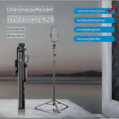 Gậy Chụp Ảnh 4 Chân P185 - Cầm Tay, Remote, Dài 30‑180cm, Giá 265.000đ 5