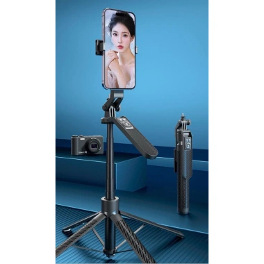Gậy chụp ảnh 4 chân Selfie A14 1.8m tay cành xoay 360 Bluetooth 30cm video 259k 4