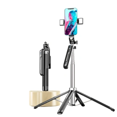 Gậy chụp ảnh 4 chân Tripod 180cm cho điện thoại livestream quay phim - có remote, giá ưu đãi 220k