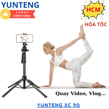 Gậy chụp ảnh 4 chân Yunteng XC-90 – Bluetooth, gấp gọn 171cm, vlog live, 355.000₫ 4