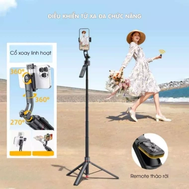 Gậy Chụp Ảnh AI CYKE TT07 1M76 - Nhận Diện Chuyển Động, Giá Chỉ 579.000₫