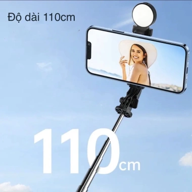 Gậy Chụp Ảnh B11 3 Chân Chắc Chắn, Đèn Trợ Sáng, Remote, Gọn Nhỏ Bỏ Túi, Giá 145k 3