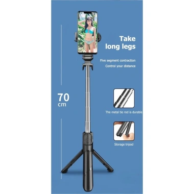 Gậy chụp ảnh ba chân XT02 kèm remote không dây – Giá chỉ 105.000 VNĐ, giảm mạnh