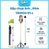 Gậy chụp ảnh Bluetooth 1,7m - Chân Tripod đa năng, chụp ảnh và quay phim, giảm giá