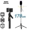 Gậy chụp ảnh điện thoại 3 chân 1.7m - Selfie chống rung, tripod bluetooth, điều khiển từ xa - Giá 127.502₫ 2