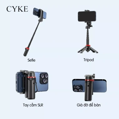 Gậy Chụp Ảnh Mini CYKE F07 4 Chân Quadrapod Đa Năng Bluetooth Zoom Giá 179k 3
