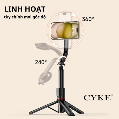Gậy Chụp Ảnh Sefie CYKE L20 MagSafe cho iPhone – Thiết kế gập gọn, giá 230k