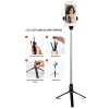 Gậy Chụp Ảnh Selfie 3 Chân L170cm - Điều Khiển Từ Xa, Quay Livestream, Gập Gọn, Giá 63.250₫ 2