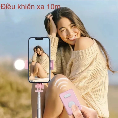 Gậy Chụp Ảnh Selfie B11 3 Chân Đèn LED Trợ Sáng, Điều Khiển Từ Xa Giá 100k 3