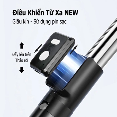 Gậy Chụp Ảnh Selfie B11 3 Chân Đèn LED Trợ Sáng, Điều Khiển Từ Xa Giá 100k 7