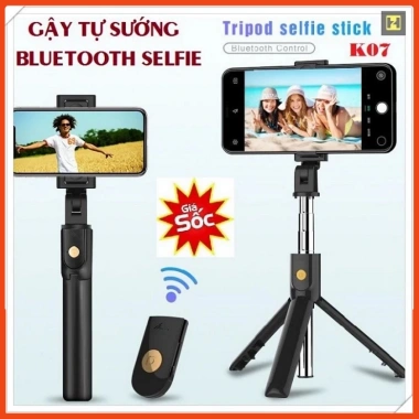 Gậy Chụp Ảnh Tự Sướng Bluetooth 3 Chân K07 - Tripod Đa Năng Livestream, Điều Khiển Từ Xa, Giá 85.000 VND 5