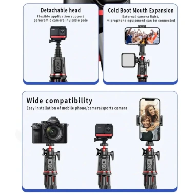 Gậy chụp ảnh tự sướng C03 Octopus Tripod - Giá đỡ linh hoạt cho điện thoại, giảm còn 180.000 VND