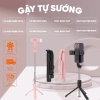 Gậy chụp ảnh tự sướng gấp gọn, quay 360°, đèn LED làm đẹp, remote Bluetooth - 39.800đ