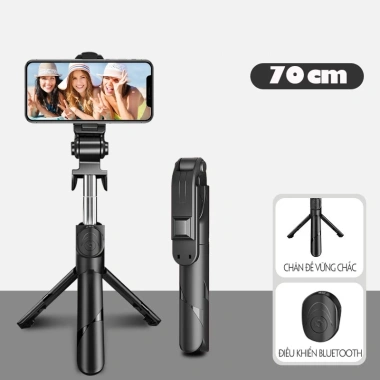 Gậy Chụp Ảnh Tự Sướng XT02 3in1 Bluetooth - 3 Chân Đa Năng, Livestream và Selfie, Giá chỉ 97.000₫