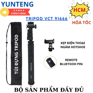 Gậy Chụp Ảnh Yunteng VCT 91.666 3 Chân, Quay Video Selfie, Remote Pin Từ Xa - 309k 2 Gậy Chụp Ảnh Yunteng VCT 91.666 3 Chân, Quay Video Selfie, Remote Pin Từ Xa - 309k 2
