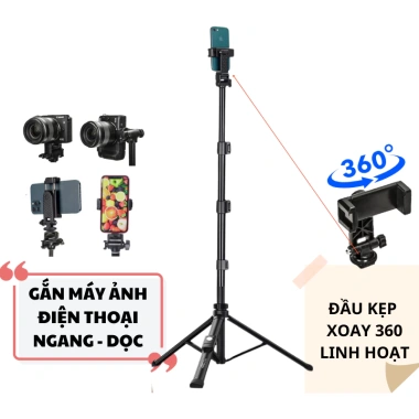 Gậy Chụp Ảnh Yunteng VCT 91.666 3 Chân, Quay Video Selfie, Remote Pin Từ Xa - 309k