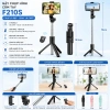 Gậy Chụp Hình 3 Chân F210S Selfie Remote Đèn LED Nhỏ Gọn Du Lịch Giá 95.000 VND