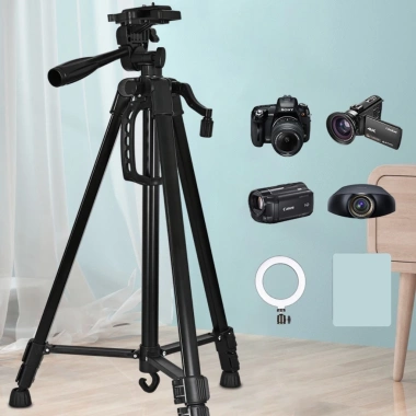 Gậy Chụp Hình 3 Chân Nhôm Chắc Chắn - Tripod Livestream, Máy Ảnh - Giá chỉ 199k
