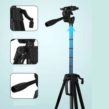 Gậy Chụp Hình 3 Chân Nhôm Chắc Chắn - Tripod Livestream, Máy Ảnh - Giá chỉ 199k 4 Gậy Chụp Hình 3 Chân Nhôm Chắc Chắn - Tripod Livestream, Máy Ảnh - Giá chỉ 199k 4