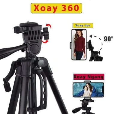 Gậy Chụp Hình 3 Chân Nhôm Chắc Chắn - Tripod Livestream, Máy Ảnh - Giá chỉ 199k