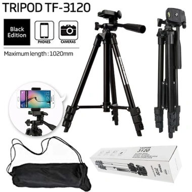 Gậy chụp hình 3 chân Tripod 3.120 cho điện thoại và máy ảnh - Giá chỉ 85.000đ, giảm mạnh 4