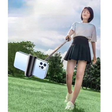 Gậy Chụp Hình Bluetooth Gấp Gọn, Đèn LED Trợ Sáng, Xoay 360°, Giá chỉ 39.800₫