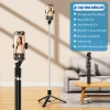 Gậy Chụp Hình Bluetooth Gấp Gọn, Đèn LED Trợ Sáng, Xoay 360°, Giá chỉ 39.800₫ 5