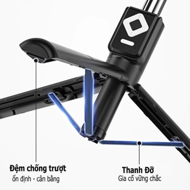 Gậy Chụp Hình Cầm Tay B11S - Tripod 3 Chân, 2 Đèn LED Trắng/Vàng, Remote, Giá 125.890₫