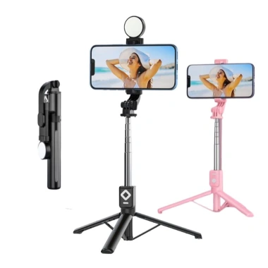 Gậy Chụp Hình Cầm Tay B11S - Tripod 3 Chân, 2 Đèn LED Trắng/Vàng, Remote, Giá 125.890₫