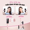 Gậy chụp hình gấp gọn Bluetooth, đèn LED trợ sáng, quay 360 - Giá chỉ 35.800 VND 4