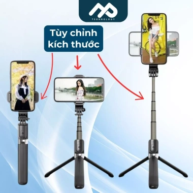 Gậy Chụp Hình K07 70cm Dài Tối Đa Bluetooth 3 Chân Đứng Cố Định Đa Năng Nhỏ Gọn - Giá 90.000 2