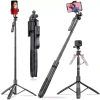 Gậy chụp hình mini JC25 3in1 Bluetooth - Selfie Stick Tripod, tay cầm chống rung, giá 75.000₫ (giảm từ 95.250₫)
