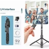 Gậy chụp hình mini JC25 3in1 Bluetooth - Selfie Stick Tripod, tay cầm chống rung, giá 75.000₫ (giảm từ 95.250₫) 3