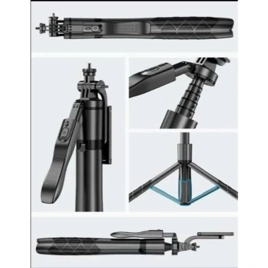 Gậy chụp hình mini JC25 3in1 Bluetooth - Selfie Stick Tripod, tay cầm chống rung, giá 75.000₫ (giảm từ 95.250₫)