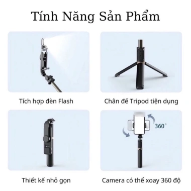Gậy Chụp Hình Q07 1m Đèn LED Remote Bluetooth - Tripod Mini Giá chỉ 89.000₫ 8 Gậy Chụp Hình Q07 1m Đèn LED Remote Bluetooth - Tripod Mini Giá chỉ 89.000₫ 8