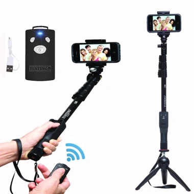 Gậy chụp hình YT1.288 MRPHUKIEN - Remote, chịu lực 2kg, tự vệ, giá 108.000₫