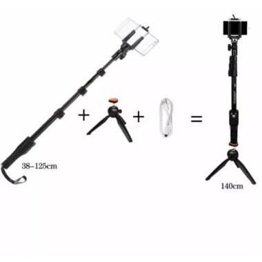Gậy chụp hình YT1.288 MRPHUKIEN - Remote, chịu lực 2kg, tự vệ, giá 108.000₫