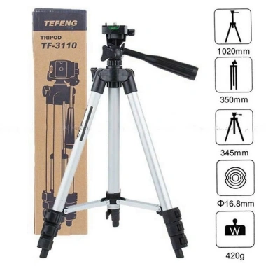 Gậy chụp Tripod 3.110 & 3.120 + túi dây rút, kẹp điện thoại, remote – Giá 69.799₫