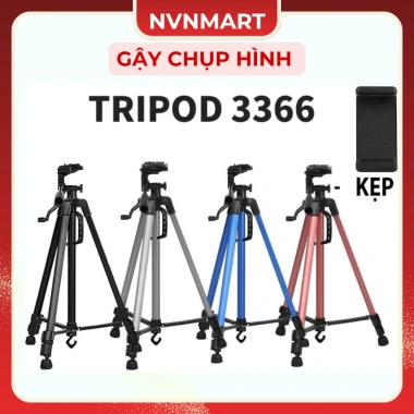 Gậy chụp Tripod 3.110 & 3.120 + túi dây rút, kẹp điện thoại, remote – Giá 69.799₫ 9 Gậy chụp Tripod 3.110 & 3.120 + túi dây rút, kẹp điện thoại, remote – Giá 69.799₫ 9