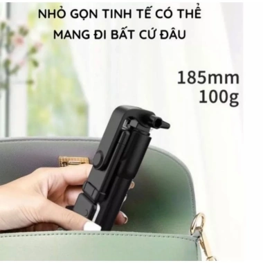 Gậy Chụp Tự Sướng F210s - Đèn LED, 3 Chân Đa Năng, Xoay Ngang/Dọc, Bluetooth, 65.000₫ 3