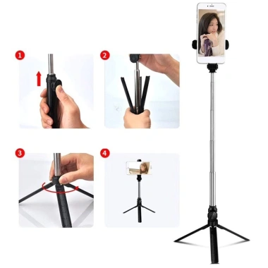 Gậy Chụp Tự Sướng XT10 Bluetooth và 3 Chân Tripod - BH NAHU - 85.000đ 6