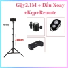 Gậy Kẹp Điện Thoại 2m1 Thu Gọn 65cm Quay Video Chụp Hình Kèm Túi Vải Vai 126.150₫ 2