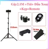 Gậy Kẹp Điện Thoại 2m1 Thu Gọn 65cm Quay Video Chụp Hình Kèm Túi Vải Vai 126.150₫ 3