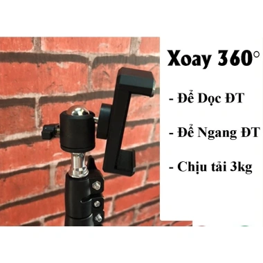 Gậy livestream 2.1m - Chân đỡ đèn 3 chân sắt, quay video, chụp ảnh - 68.000₫ 4